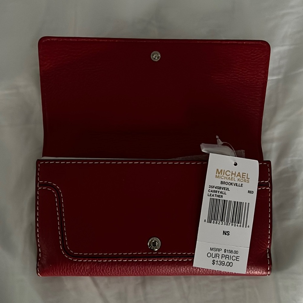 Red Michael Kors Wallet